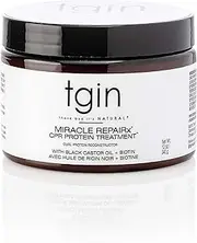 tgin Miracle RepaiRx Curl Protein Reconstructor - For Damaged Hair - Repair - Protect - Restore -12 oz