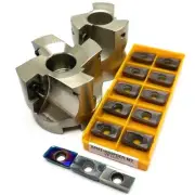 Metal Milling Tool Holder Carbide Inserts Clamped CNC Right-Angle Cutter Parts