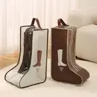 Visible Shoe Storage Bag Reusable Boots Protector Pouch for Home