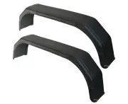 Trailer Twin Axle Tandem Mudguard Wing Fender For 13" Wheels 56" x 8" Pair