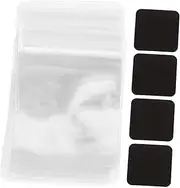 LOLIPPYY 50Sets Transparent PVC Jewelry Pouches with Zipper Lock Design for Earrings Rings Necklaces and Bracelets Storage to Prevent Scratches and Damage