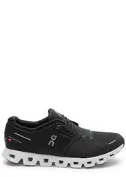 ON Cloud 5 Panelled Mesh Sneakers - Black - 6.5 (IT37.5 / UK4.5), on Trainers, Leather - 6.5 (IT37.5 / UK4.5) 6.5 (IT37.5 / UK4.5)