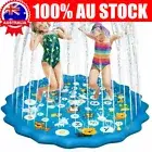 Splash Kids Sprinkler Pad 170 cm/68'' Backyard Play Mat Wading Pool Outdoor Toys