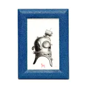Pigeon & Poodle Oxford Faux Shagreen Frame, 4 x 6