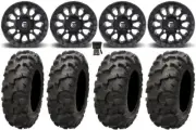 Fuel Vector MB 14" Wheels 28" Blackwater Tires Polaris RZR XP 1000 / PRO XP