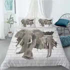 Elephant Wonderful 3D Printing Duvet Quilt Doona Covers Pillow Case Bedding Sets