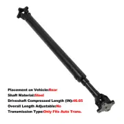 For Jeep Crand Cherokee 2005-2010 Commander 2006-10 Driveshaft 936-077 SK936077