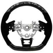 BLOX Racing Carbon/Alcantara Steering Wheel Black Stitching for 2022+ Subaru