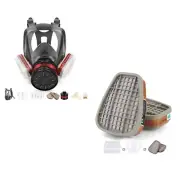 Dust Mask Respirator Full Face - 6800 Gas Mask Survival Nuclear and Chemical,...