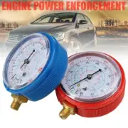 Pair AC Refrigerant Low & High Pressure Manifold Gauge PSI KPA Air Conditioner
