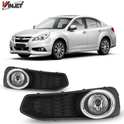 WINJET Fog Lights - CLEAR [+Wiring kit-Switch] Fits 2013-2014 Subaru Legacy (for: Subaru)