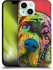 Official Dean Russo Mastiff Dogs Hard Back Case Compatible with Apple iPhone 13 Mini