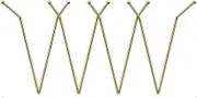 Coat Rack Wall Mount Entryway Wall Mounted Coat Rack Coat Hooks Wall Hanging Wall Light Luxury No-Hole Hanging Decorative Entry Storage Hooks Shelves Wall Coat Hooks(Gold)