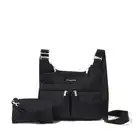Baggallini Womens Cross Over Crossbody With RFID Black Python One Size US