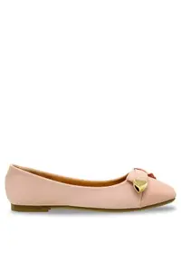 在飛比找ZALORA購物網優惠-Bow Ballerina Flats