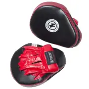 Martial World Punching Mitt SP PM100-RDBK Red and Black Vertical 24 x Width 4cm