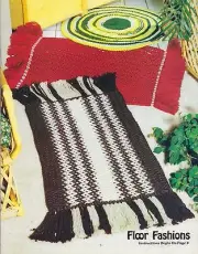 Vtg Macrame Floor Rug Home Decor Patterns Decorate with Macrame #914 Craft Book
