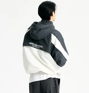 【Luxury】New Balance IU代言 UNI Color Block Jacket 防風保暖外套 男女款 運動拉鍊連帽外套 USA 衝鋒衣 飛行外套