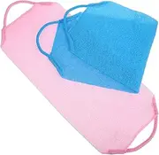 PEPLAYTAL 2pcs Exfoliating Back Scrubbers Bath Towels for Dead Skin Removal Body Scrubbers for Radiant for Men and Women Shower