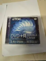 Lot Of 4 Brand New TDK DVD+R 8.5 GB Blank DVD's DL Recordable Video PC Storage