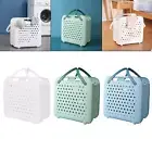 Hanging Laundry Basket Hamper Collapsible Wall Mount Clothing Holder Storage