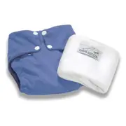 Pea Pods Reusable Nappy One Size Denim Print