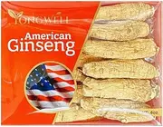 Hand-Selected A Grade American Ginseng Large Medium-Short Size (4 Oz. Box)