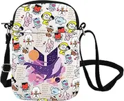[FOTAP] Purple Whale Crossbody Bag K-pop Shoulder Bag Bangtan Fan Gift K-pop Band Inspired Messenger Bag Army Members Fans Merch