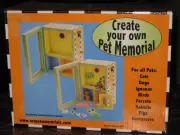 ART PET MEMORIALS "CREATE YOUR OWN PET MEMORIAL" BOX -- FREE SHIPPING!!!.