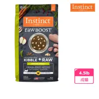 在飛比找momo購物網優惠-【Instinct原點】健康減重低脂雞肉凍乾成貓配方4.5l