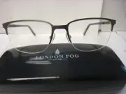London Fog GRAHAM in BROWN sz 53-18-140-40V mm NEW Eyeglass Frame & Case