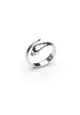 MILLENNE Millennia 2000 Statement Serpent Silver Adjustable Ring with 925 Sterling Silver