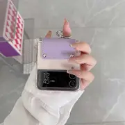 Phone Case Ring Buckle For Samsung Galaxy ZFlip4 Phone Case Phone Case Ring Buckle Plastic