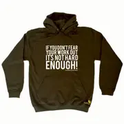 Gym Swps If You Dont Fear Your Work Out White - Funny Novelty Hoodies Hoodie