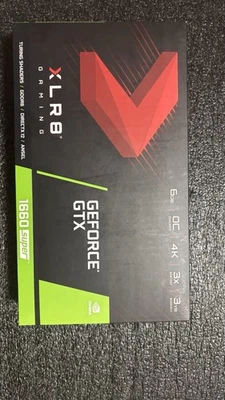 PNY NVIDIA GeForce GTX 1660 4GB GDDR6 Graphics Card (VCG16606SSFPPBO)