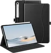 [FINTIE] Case for Samsung Galaxy Tab S10 FE/ S9 FE 5G 10.9 Inch/Tab S9 11 Inch, Multi-Angle Viewing Protective Cover with Pocket, Auto Sleep/Wake, Black