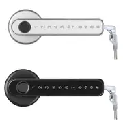 Electronic Smart Door Lock Handle Digital Fingerprint Password Bluetooth Key