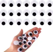 BEADNOVA 0.8 Inches Googly Eyes Self Adhesive Wiggly Eyes for Craft (200 Pieces)
