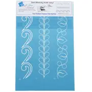 Quilting Full Line Stencil Border A3 Assort Reuse for Quilts use Pounce New