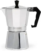 Primula PES-3306 Stovetop Espresso Coffee Maker - For Bold, Full Body Espresso – Easy to Use – Makes 6 Traditional Demitasse Cups Aluminum