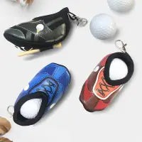 在飛比找Yahoo!奇摩拍賣優惠-高爾夫新款小球包小巧腰包太空棉球鞋拼色便攜時尚多色GOLF小