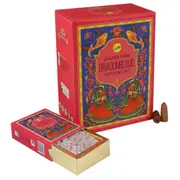 Dragons Blood Backflow Incense Cones - Sree Vani Indian Heritage - 120 Jumbo Sized Cones