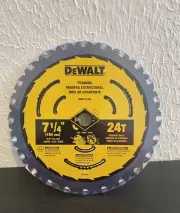 DeWALT 7-1/4 in. 24 Tooth Circle Saw Blades, 2-Pack DWA1714242