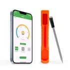 Wireless Meat Thermometer with Thin Probe, 328FT Bluetooth Thermometer with C...