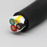 Highly Flexible Drag Chain Copper Cable TRVV 2-40 core 26-11AWG Folding Oil-Resistant CNC Machine Tool Signal Control Cable(8 cores,11 AWG 5 Meter)