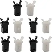 NentMent 10 Pack Trash Can Lock Replacement Spare Parts Waste Bin Press Buckles Touch Top Lid Bin Latch Repair Clip Button Garbage Can Lid Locks Push-Type Switch Lock Self- Locking Trash Switch