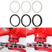 6pcs Versatiles Aluminum Alloys Spacers Cycling Steerer Tube Conical Washers