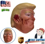 Donald Trump Mask Cosplay Full-head Mask Halloween Costume Cos Mask Realistic