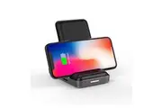 HyperDrive USB-C Multi-Port Adapter Hub Ports w 7.5W Wireless Charger Black