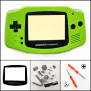 GBA Nintendo Game Boy Advance Replacement Housing Shell Lens Kiwi Green USA!